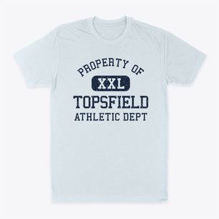 Topsfield Maine Athletic Dept Classic Dad T-Shirt
