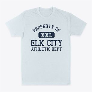 Elk City Idaho Athletic Dept Classic Dad T-Shirt