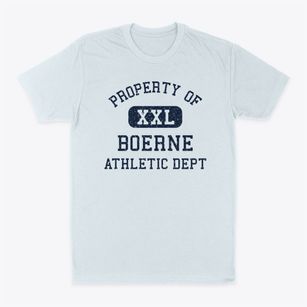 Boerne Texas Athletic Dept Classic Dad T-Shirt