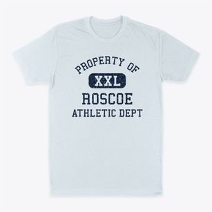 Roscoe Illinois Athletic Dept Classic Dad T-Shirt