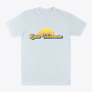 Lake Wazeecha Wisconsin Sublime Sunset Classic Dad T-Shirt