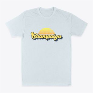 Champaign Illinois Sublime Sunset Classic Dad T-Shirt