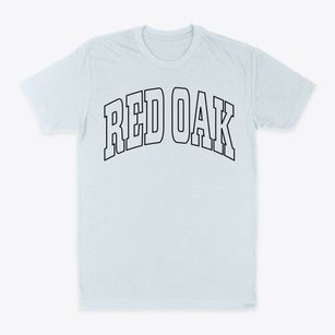 Red Oak Iowa Trendy Block Classic Dad T-Shirt