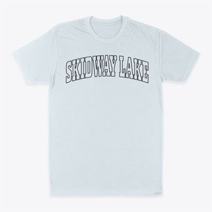 Skidway Lake Michigan Trendy Block Classic Dad T-Shirt