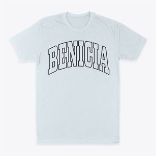 Benicia California Trendy Block Classic Dad T-Shirt
