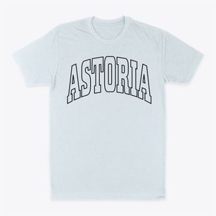 Astoria Illinois Trendy Block Classic Dad T-Shirt