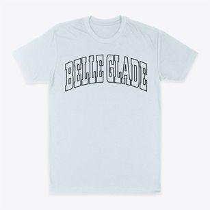 Belle Glade Florida Trendy Block Classic Dad T-Shirt
