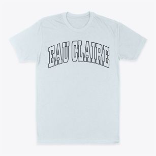 Eau Claire Pennsylvania Trendy Block Classic Dad T-Shirt