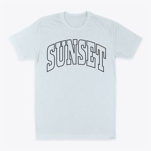 Sunset Arkansas Trendy Block Classic Dad T-Shirt
