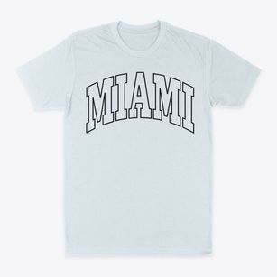 Miami Missouri Trendy Block Classic Dad T-Shirt
