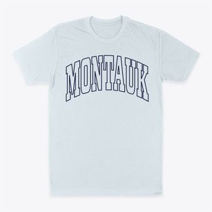 Montauk New York Trendy Block Classic Dad T-Shirt