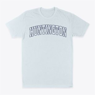 Huntington Massachusetts Trendy Block Classic Dad T-Shirt