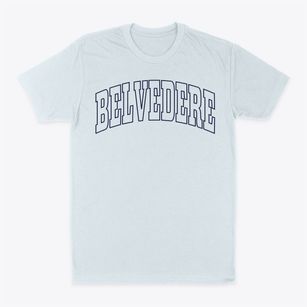 Belvedere California Trendy Block Classic Dad T-Shirt