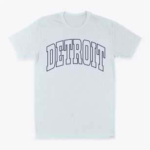 Detroit Michigan Trendy Block Classic Dad T-Shirt