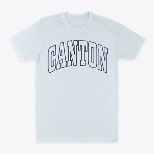 Canton Massachusetts Trendy Block Classic Dad T-Shirt