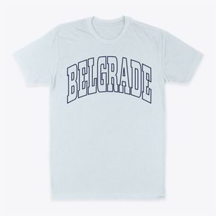 Belgrade Minnesota Trendy Block Classic Dad T-Shirt