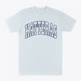Hatteras North Carolina Trendy Block Classic Dad T-Shirt