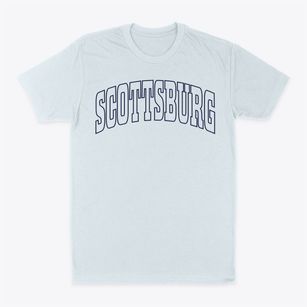 Scottsburg New York Trendy Block Classic Dad T-Shirt