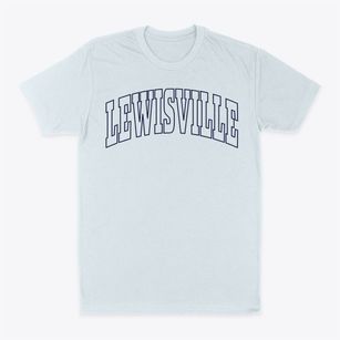 Lewisville North Carolina Trendy Block Classic Dad T-Shirt