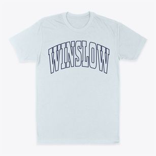 Winslow Maine Trendy Block Classic Dad T-Shirt