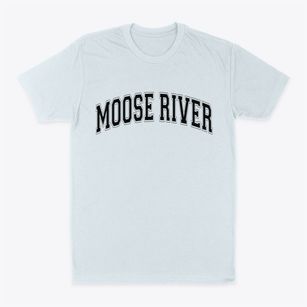 Moose River Maine Varsity Classic Dad T-Shirt
