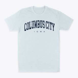 Columbus City Iowa Urban Vibe Classic Dad T-Shirt
