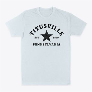 Titusville Pennsylvania Star Classic Dad T-Shirt
