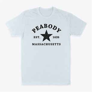 Peabody Massachusetts Star Classic Dad T-Shirt