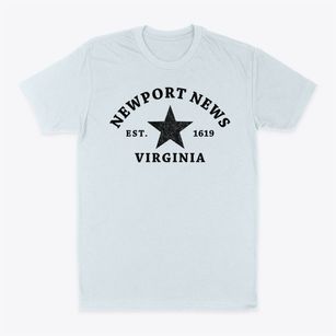 Newport News Virginia Star Classic Dad T-Shirt