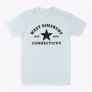 West Simsbury Connecticut Star Classic Dad T-Shirt