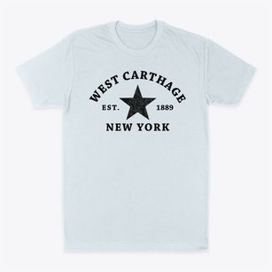 West Carthage New York Star Classic Dad T-Shirt