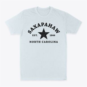 Saxapahaw North Carolina Star Classic Dad T-Shirt