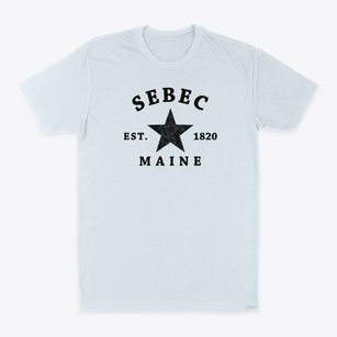 Sebec Maine Star Classic Dad T-Shirt