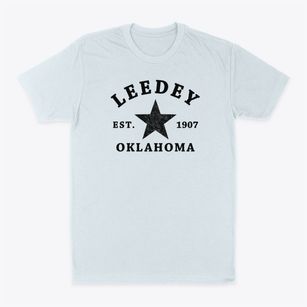 Leedey Oklahoma Star Classic Dad T-Shirt