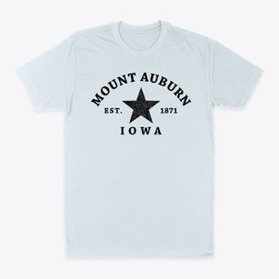 Mount Auburn Iowa Star Classic Dad T-Shirt