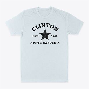 Clinton North Carolina Star Classic Dad T-Shirt