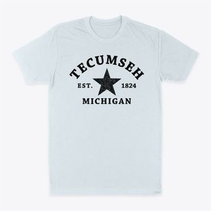 Tecumseh Michigan Star Classic Dad T-Shirt