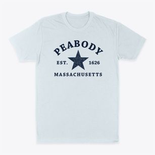 Peabody Massachusetts Star Classic Dad T-Shirt