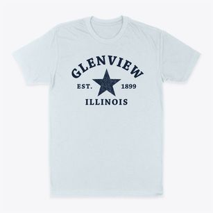 Glenview Illinois Star Classic Dad T-Shirt