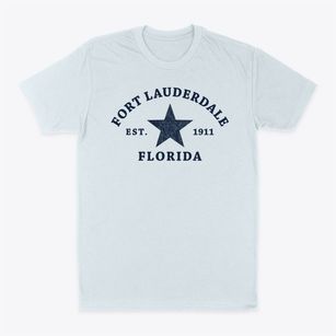 Fort Lauderdale Florida Star Classic Dad T-Shirt