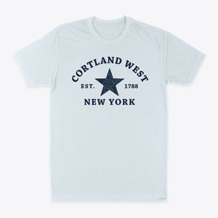 Cortland West New York Star Classic Dad T-Shirt