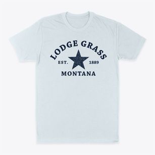 Lodge Grass Montana Star Classic Dad T-Shirt