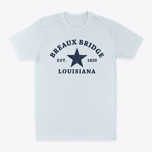 Breaux Bridge Louisiana Star Classic Dad T-Shirt