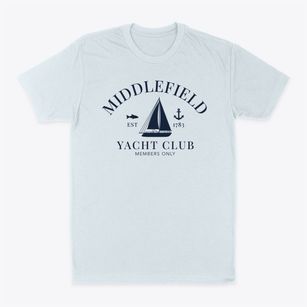 Middlefield Massachusetts Yacht Club Classic Dad T-Shirt