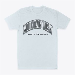 Mountain View North Carolina Inline Classic Dad T-Shirt