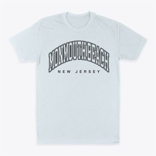 Monmouth Beach New Jersey Inline Classic Dad T-Shirt