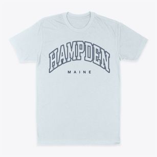 Hampden Maine Inline Classic Dad T-Shirt