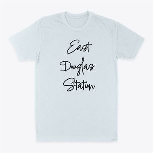 East Douglas Station Massachusetts Freestyle Classic Dad T-Shirt