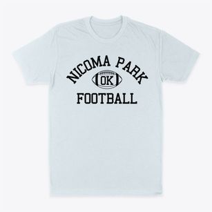Nicoma Park Oklahoma Football Classic Dad T-Shirt