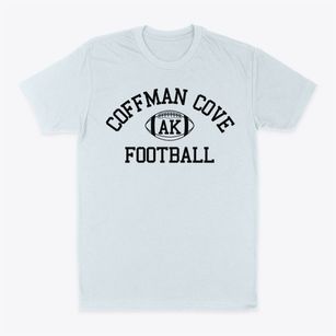 Coffman Cove Alaska Football Classic Dad T-Shirt